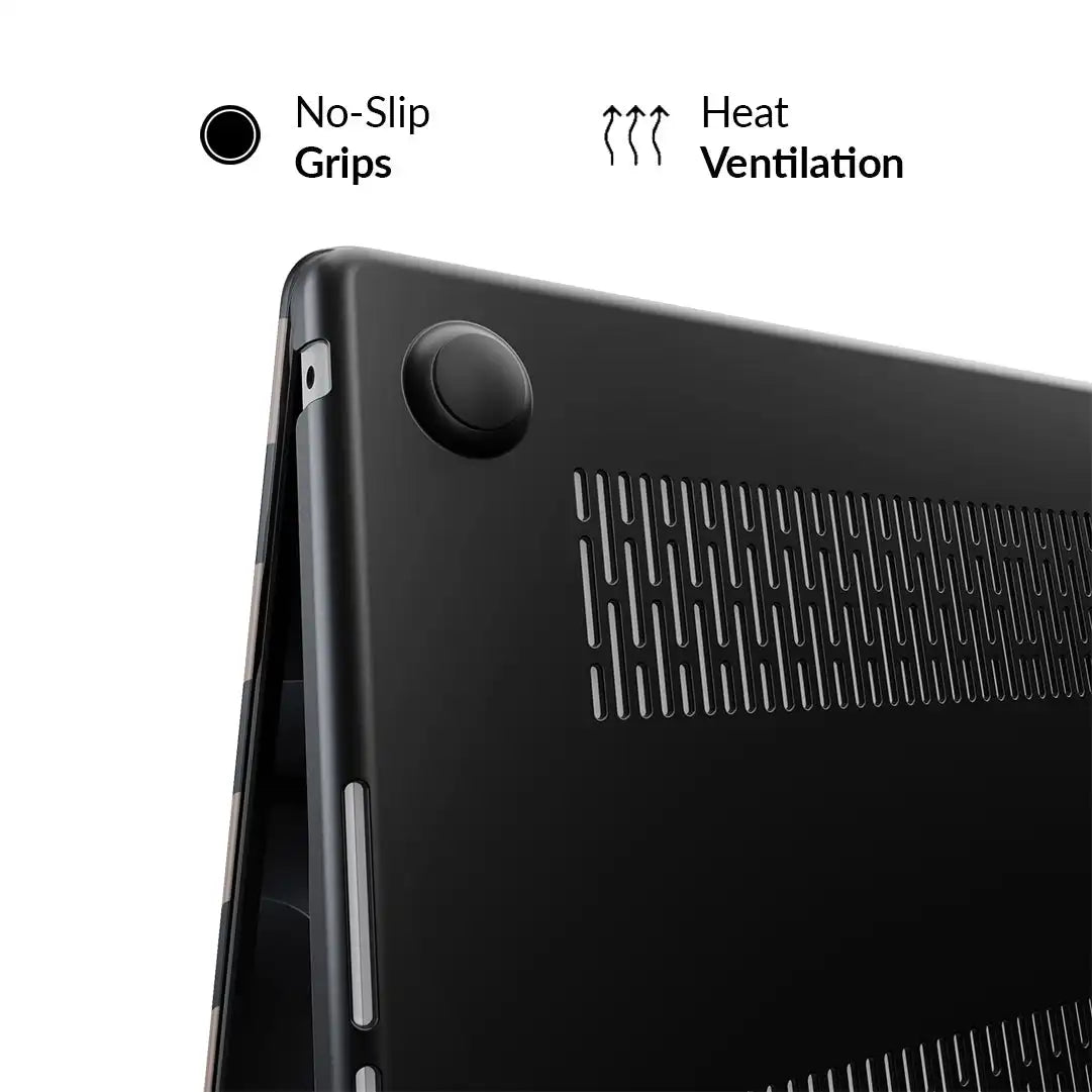 Mocha Vibe Check MacBook Case