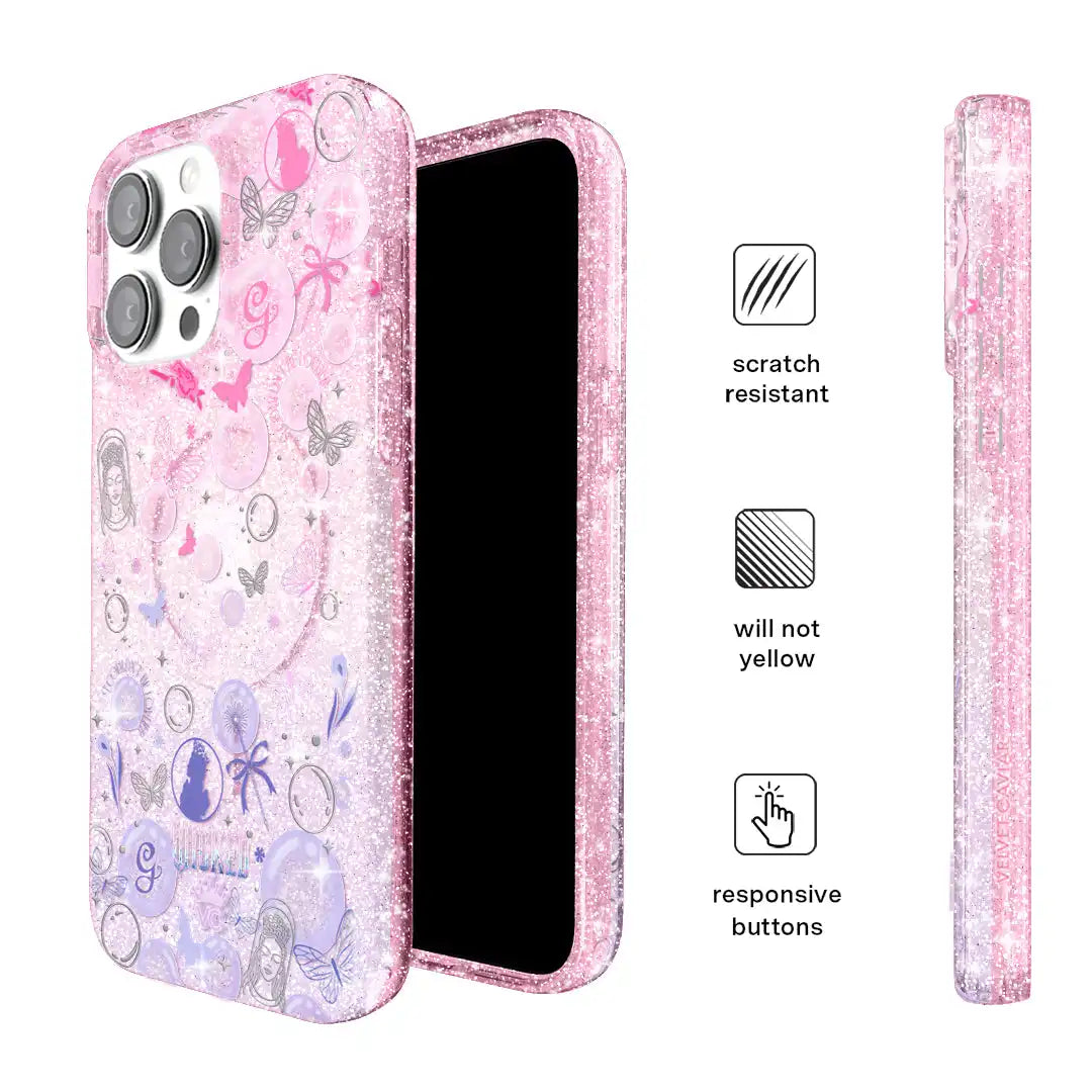 Wicked Glinda’s Bubble Glitter iPhone Case