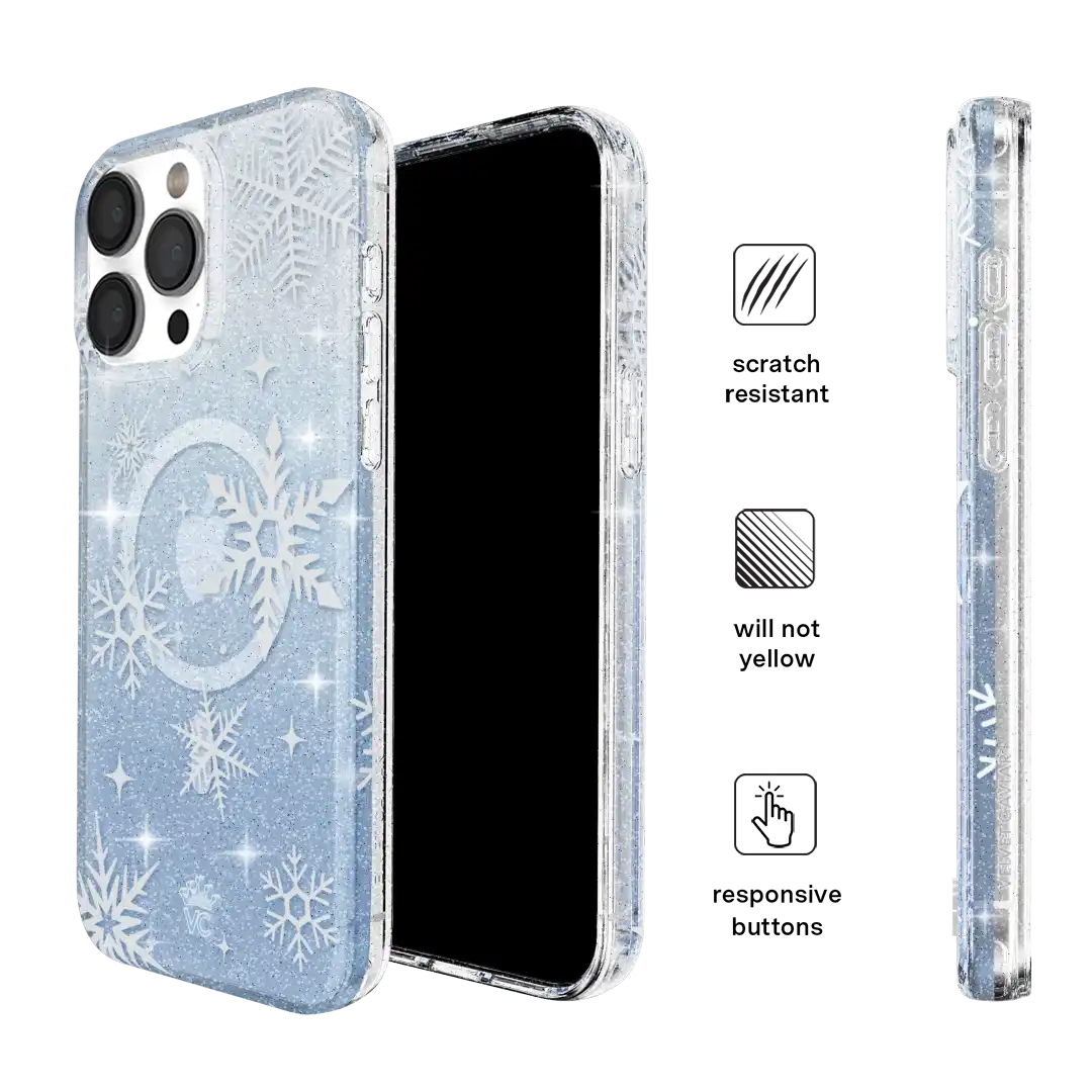 Snow Angel Glitter iPhone Case