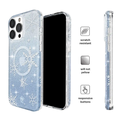Snow Angel Glitter iPhone Case
