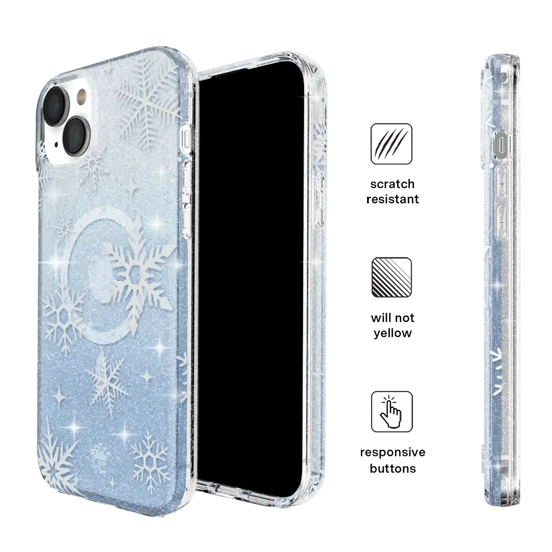 Snow Angel Glitter iPhone Case