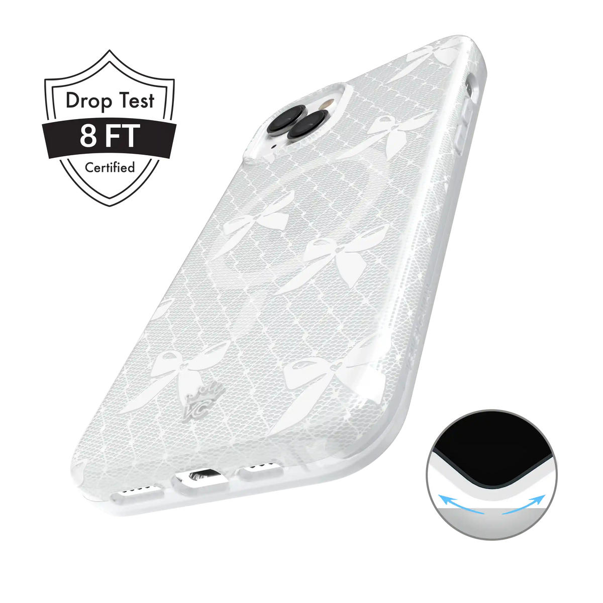 Vintage Lace Bows iPhone Case