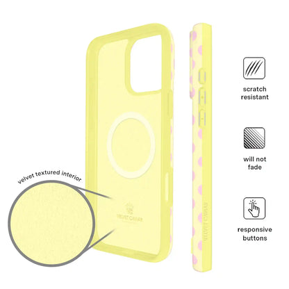 Buttercream Polka Dot iPhone Case