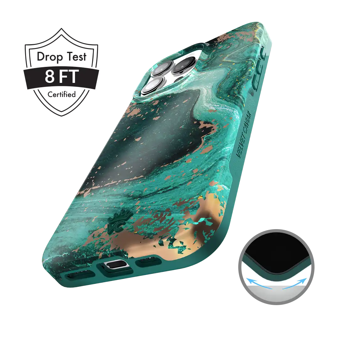 Emerald Marble iPhone Case