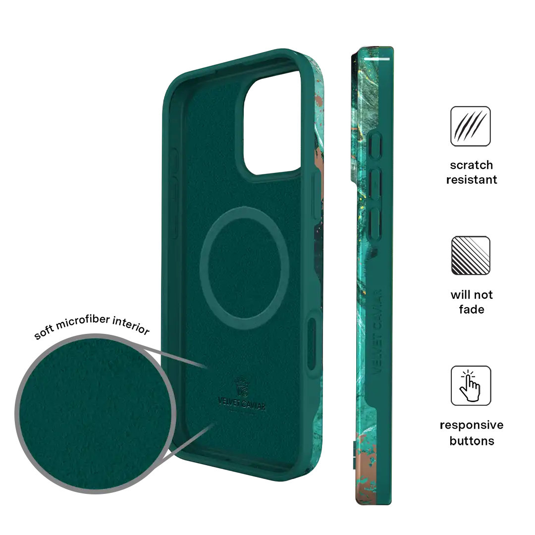 Emerald Marble iPhone Case