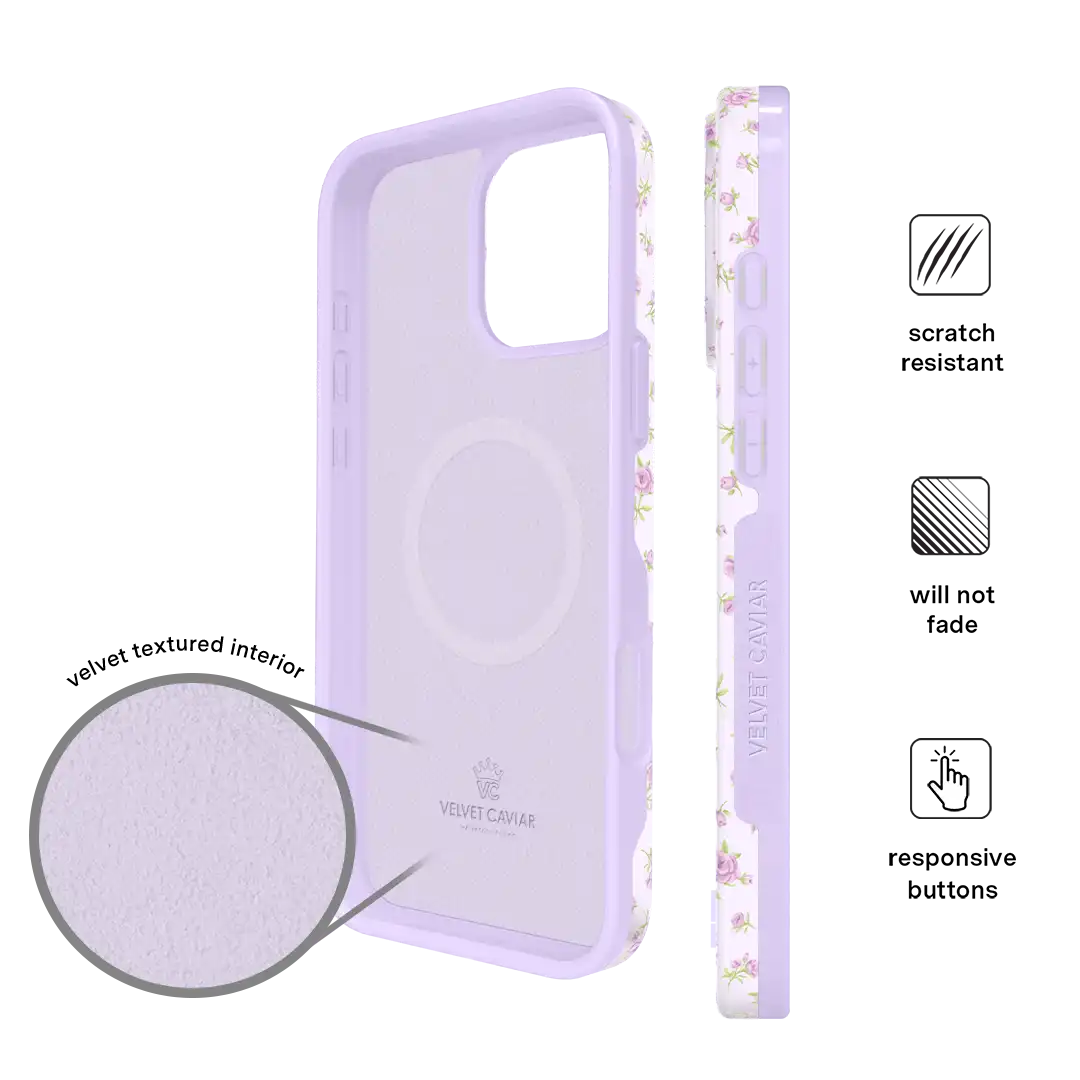 Dainty Lilac Floral iPhone Case