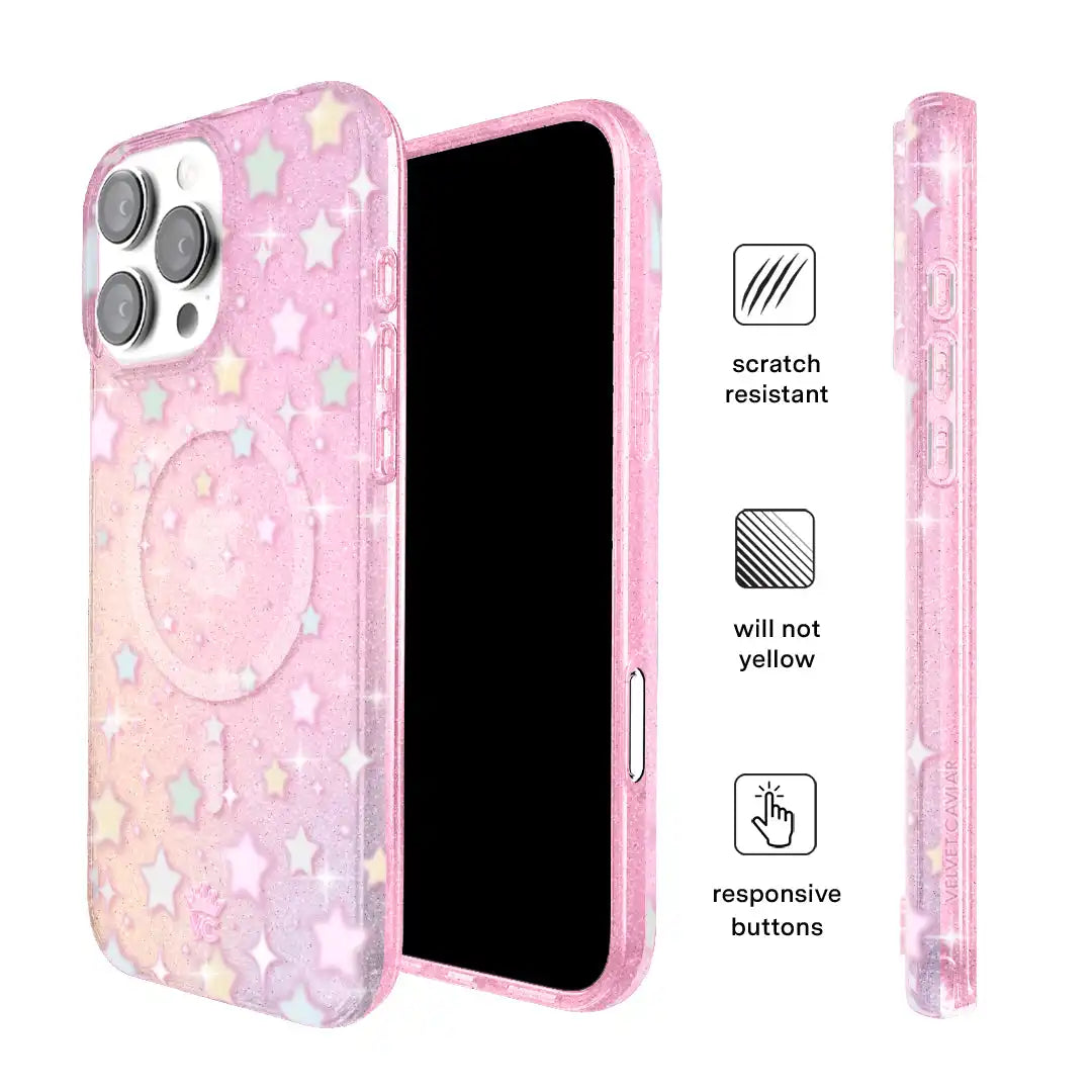 Falling Star Glitter iPhone Case