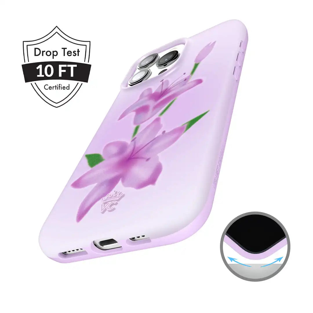 Love Spell Lily Floral iPhone Case