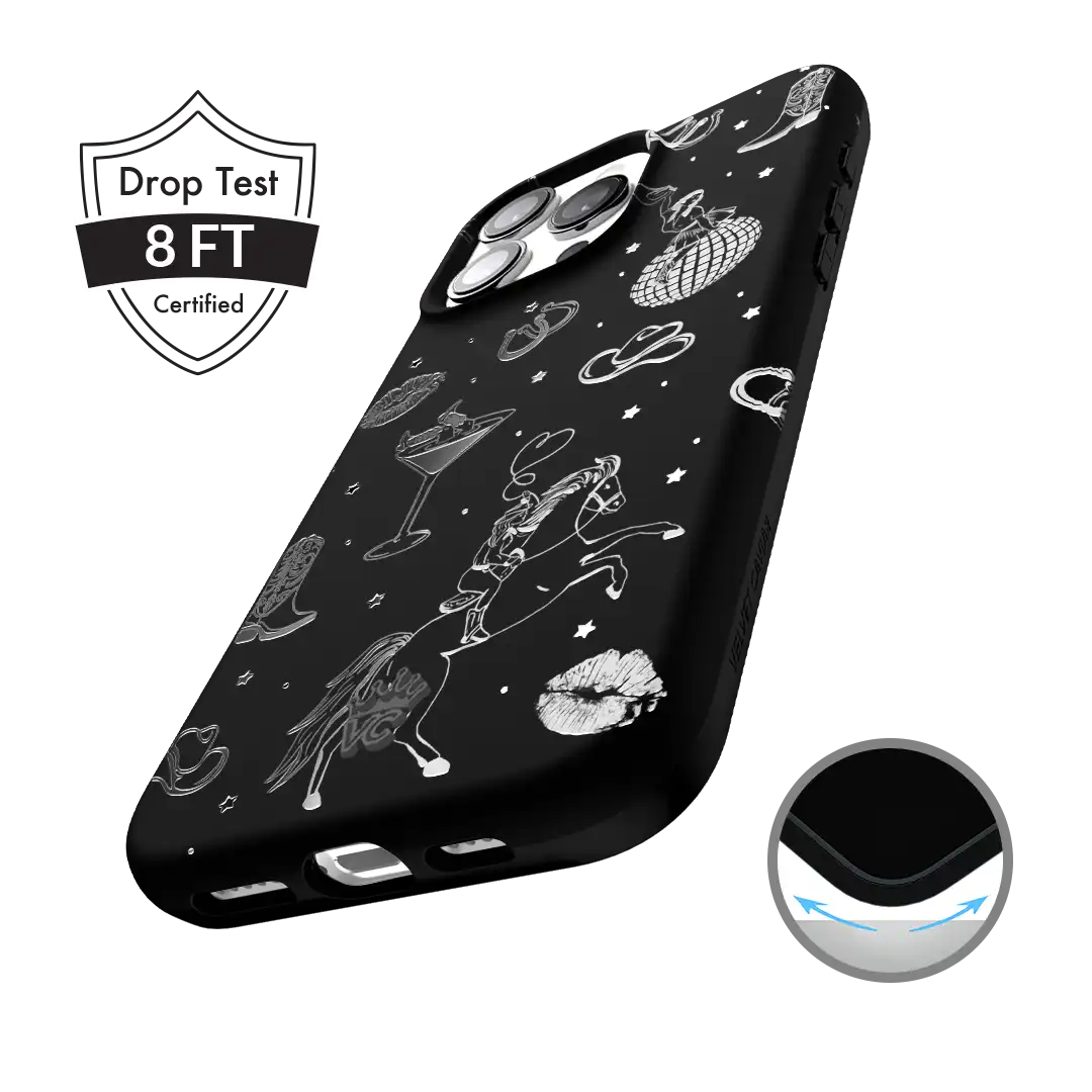 Disco Cowgirl iPhone Case