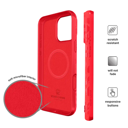 Red Hot Leopard iPhone Case