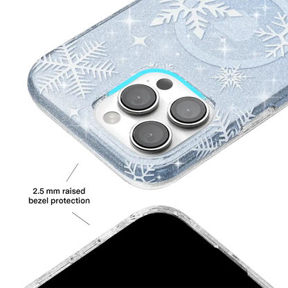 Snow Angel Glitter iPhone Case