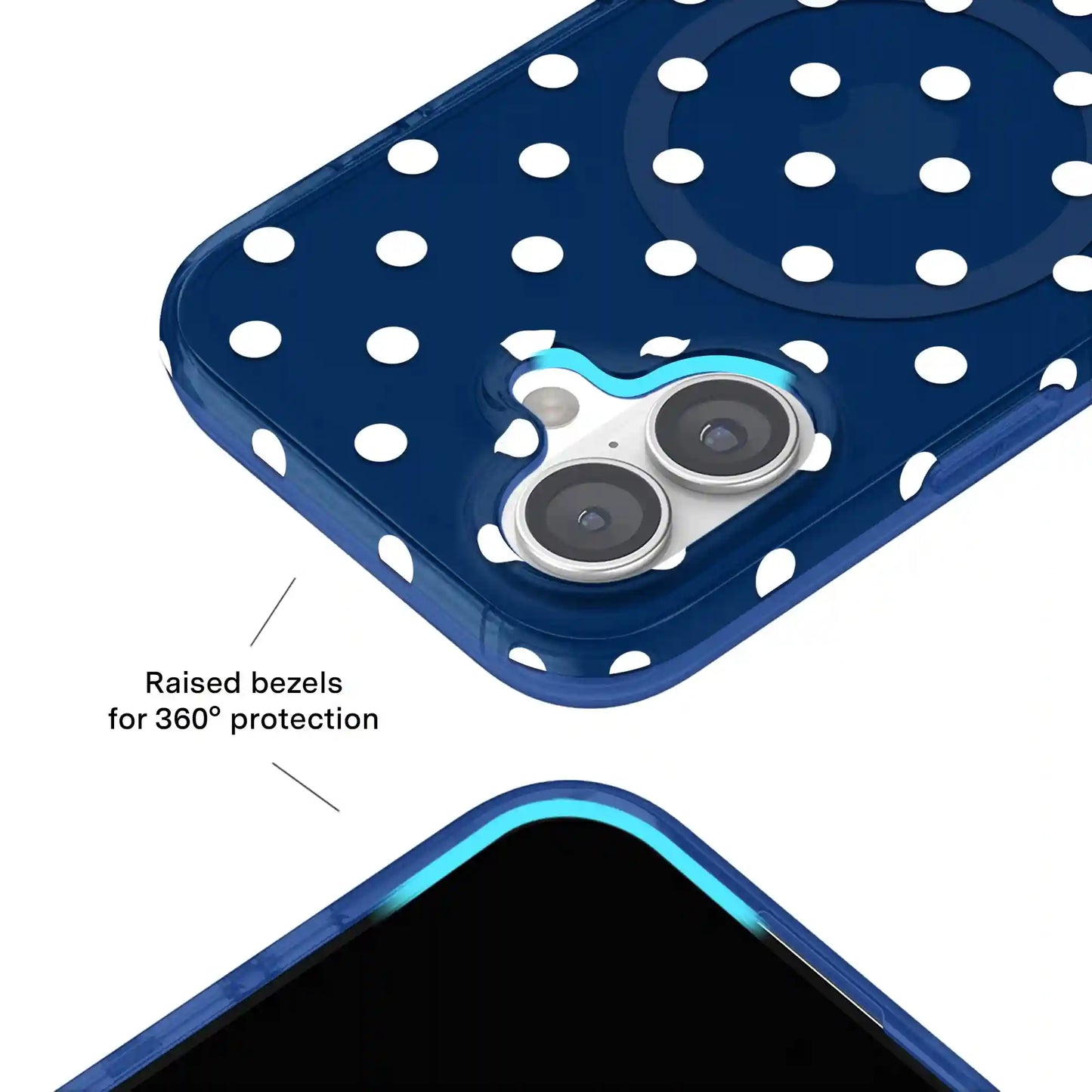 Midnight Polka Dot iPhone Case