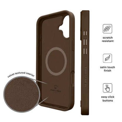 Espresso Brown iPhone Case