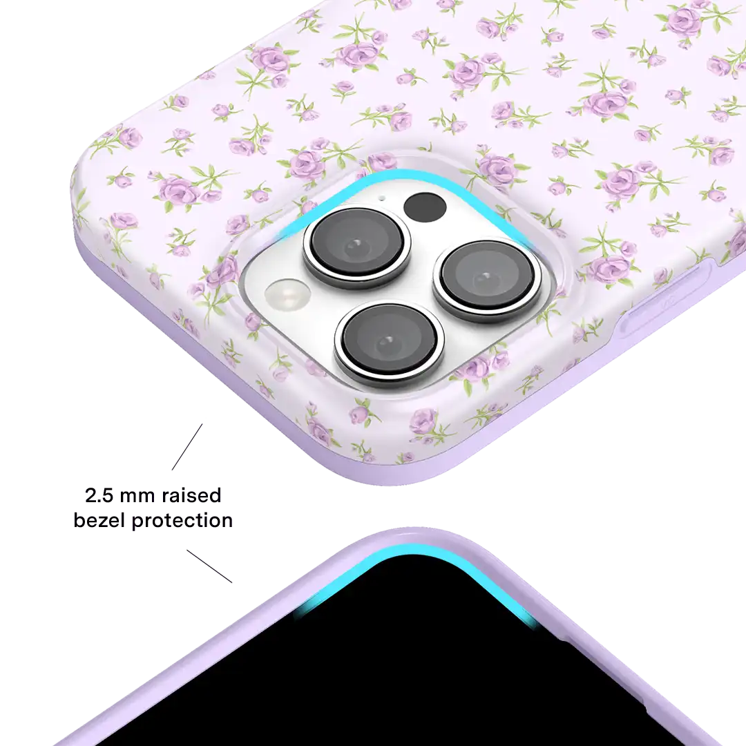 Dainty Lilac Floral iPhone Case