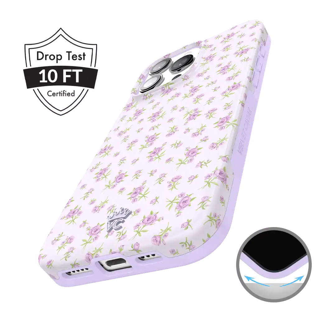 Dainty Lilac Floral iPhone Case
