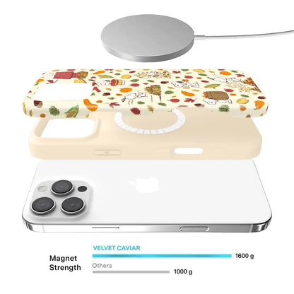 Snoopy Autumn Leaves iPhone Case