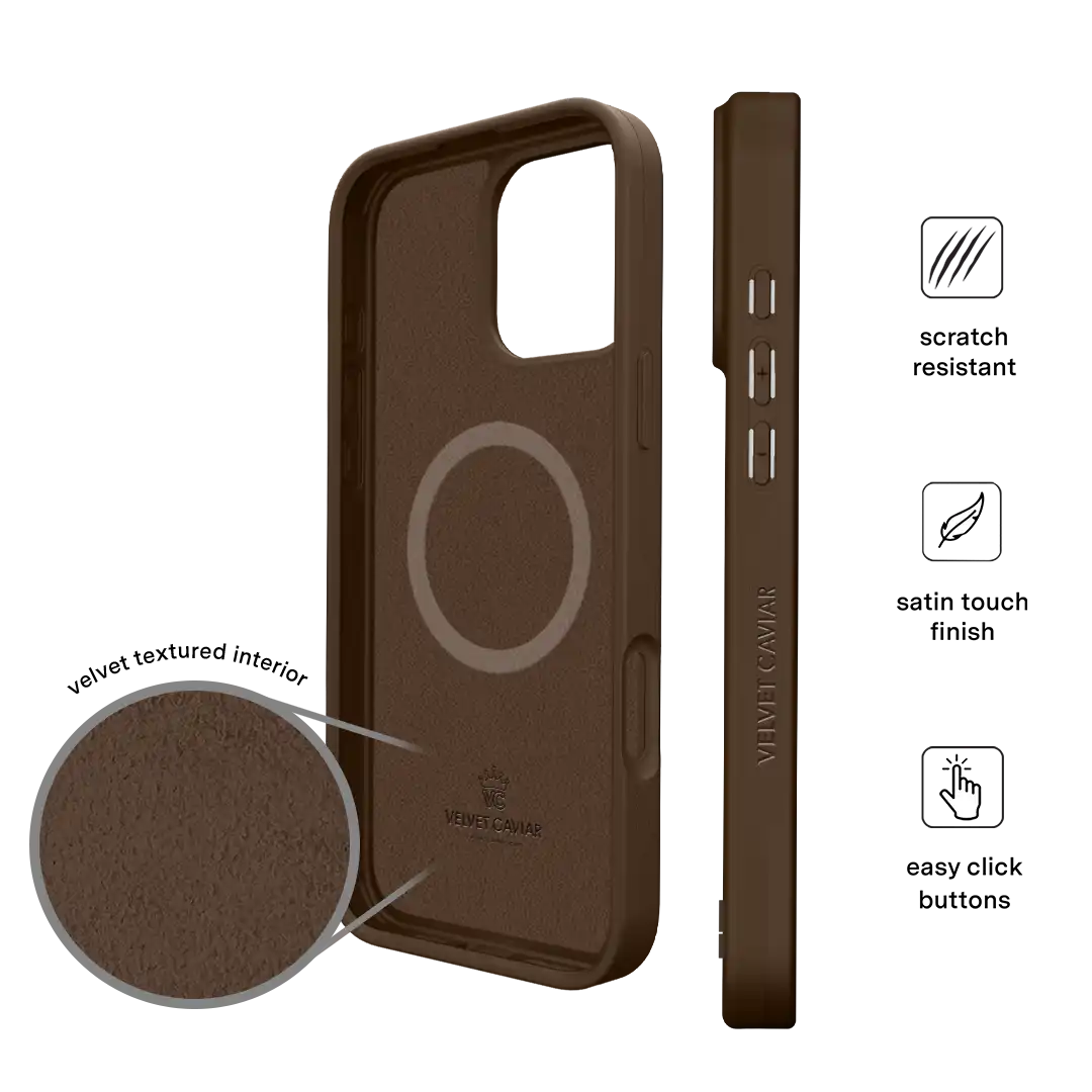 Espresso Brown iPhone Case