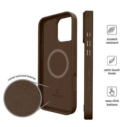 Espresso Brown iPhone Case