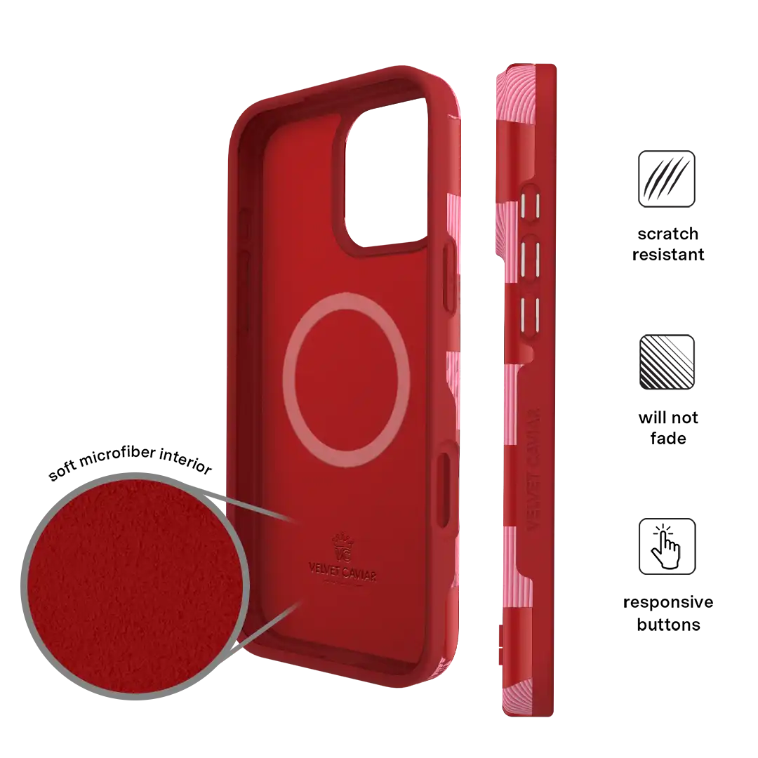 Rose Vibe Checkered iPhone Case