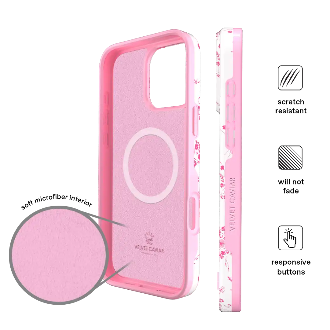 French Rose Floral iPhone Case