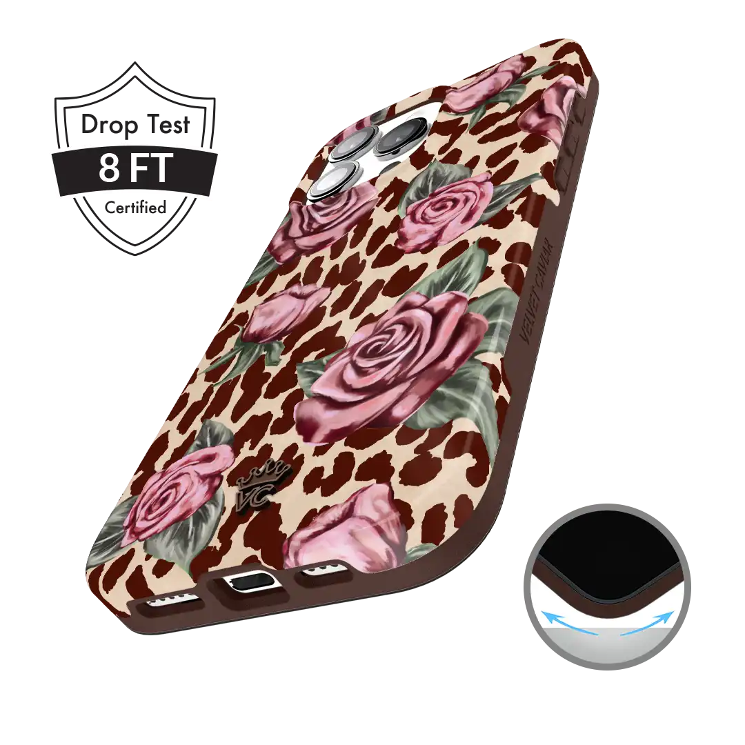 Rosy Leopard iPhone Case