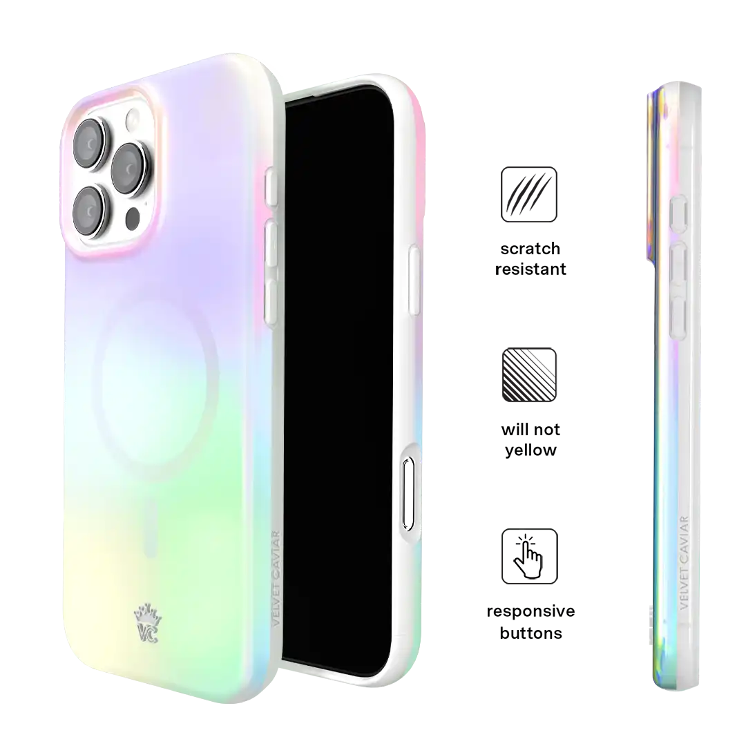 White Opal iPhone Case