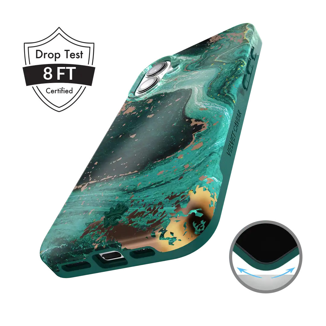 Emerald Marble iPhone Case
