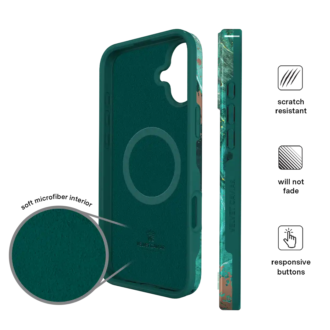 Emerald Marble iPhone Case