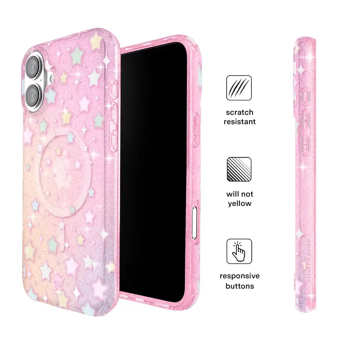 Falling Star Glitter iPhone Case