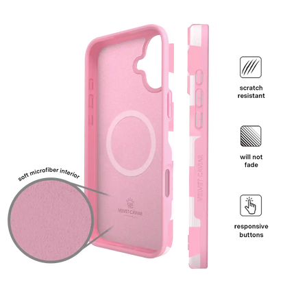 Pink Vibe Checkered iPhone Case