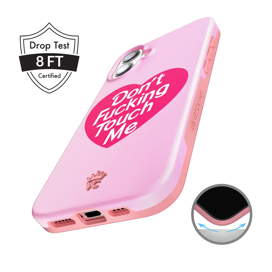 Don't F Touch Me iPhone Case