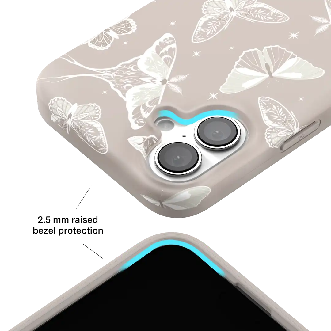 Moonlight Moths iPhone Case