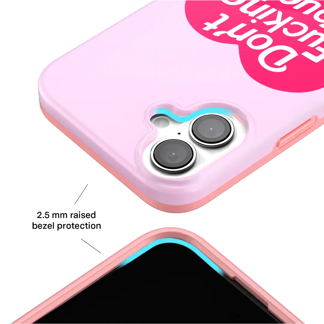 Don't F Touch Me iPhone Case