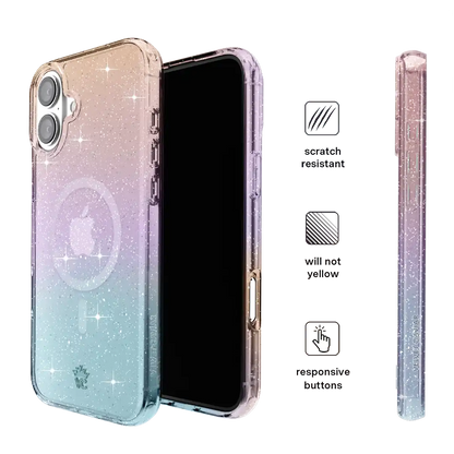 Ombre Stardust Glitter iPhone Case
