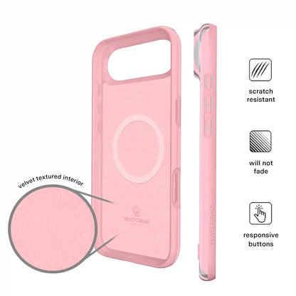 Pink Chrome Stripes iPhone Case