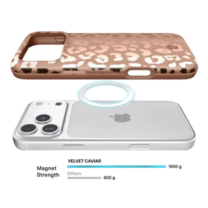 Bronze Chrome Leopard iPhone Case