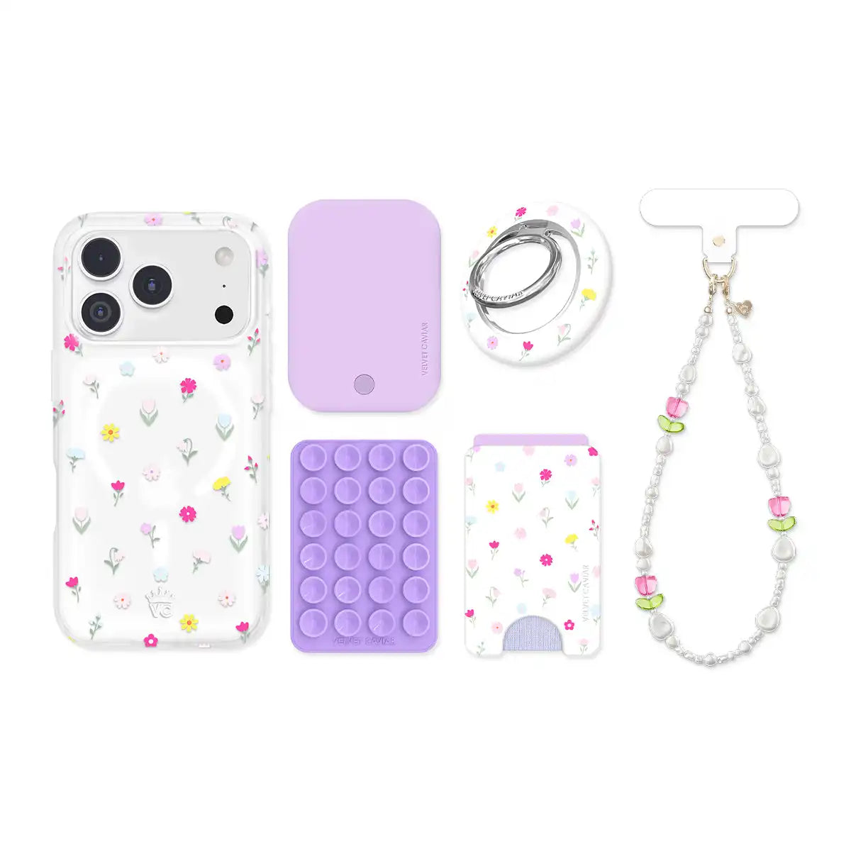 Dreamy Meadow Floral iPhone Bundle Set