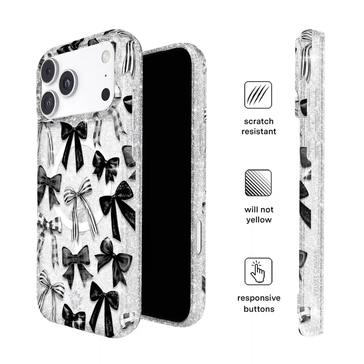 Gothic Bows iPhone Case