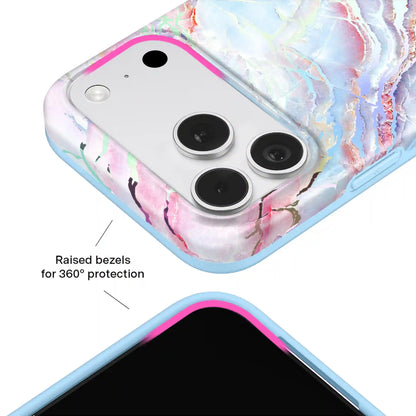 Holo Moonstone Marble iPhone Case