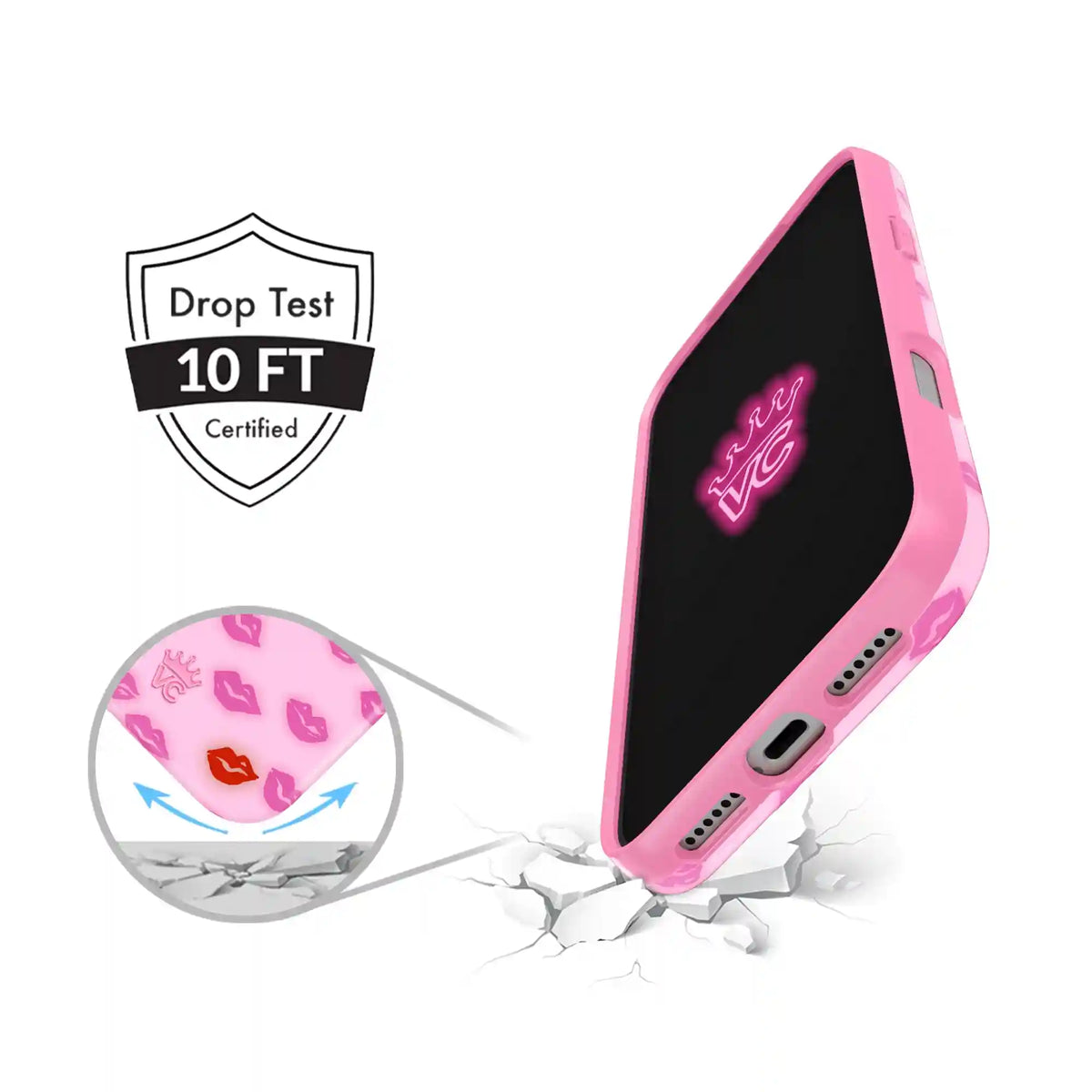 Kiss Kiss iPhone Case
