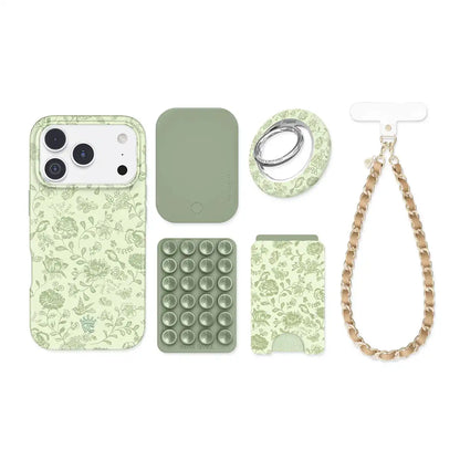 Storybook Sage Floral iPhone Bundle Set