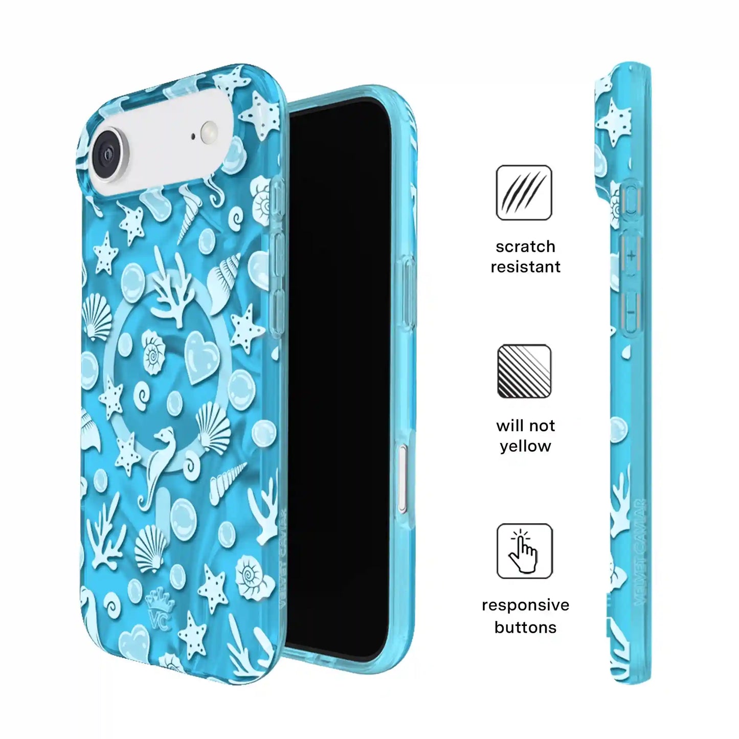 Aquamarine Holo iPhone Case