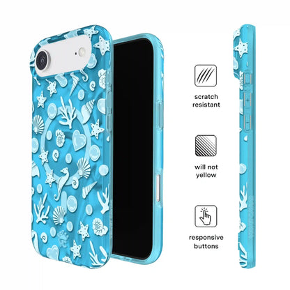 Aquamarine Holo iPhone Case
