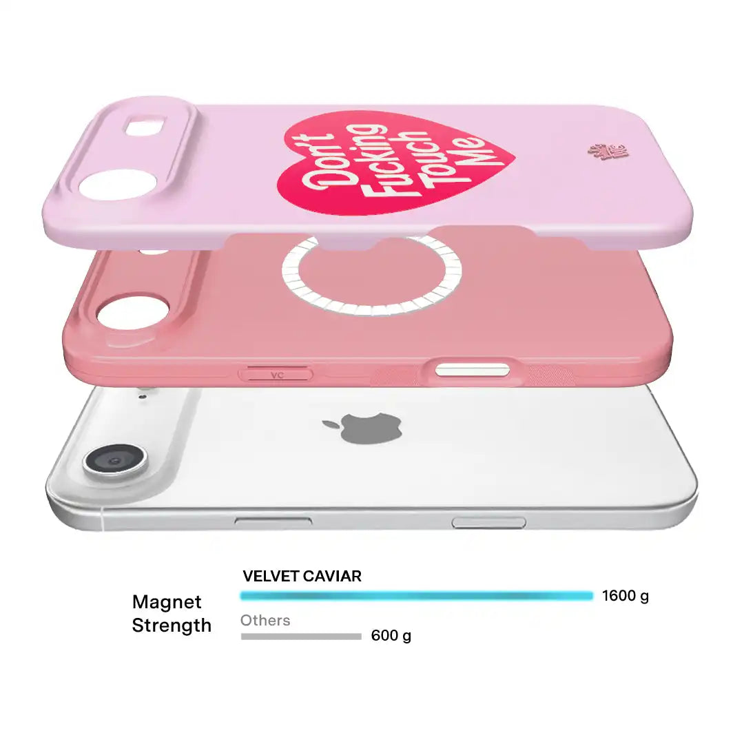 Don't F Touch Me iPhone Case