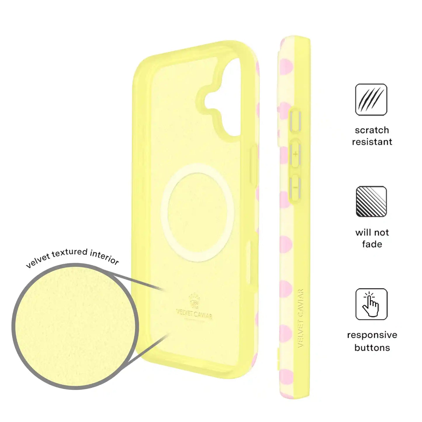 Buttercream Polka Dot iPhone Case