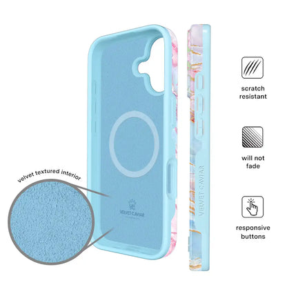 Holo Moonstone Marble iPhone Case