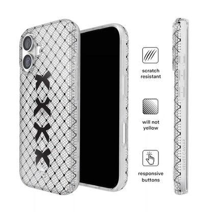 Lacy Black Bows iPhone Case