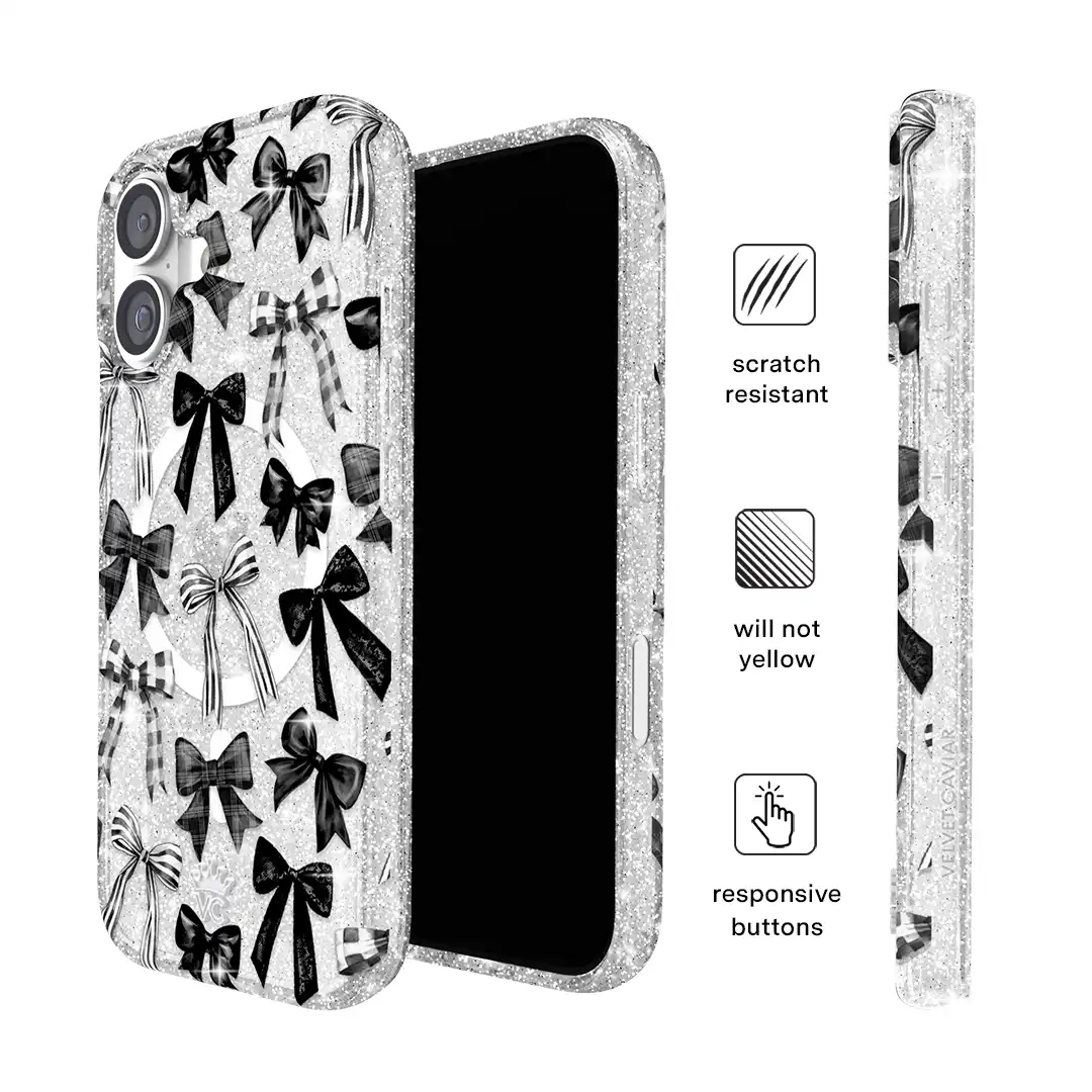 Gothic Bows iPhone Case