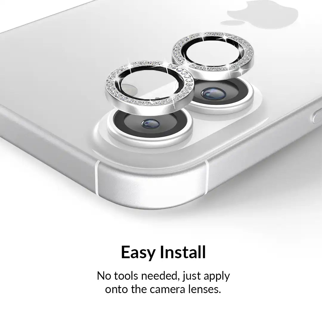 Crystal Glam Camera Lens Protector for iPhone