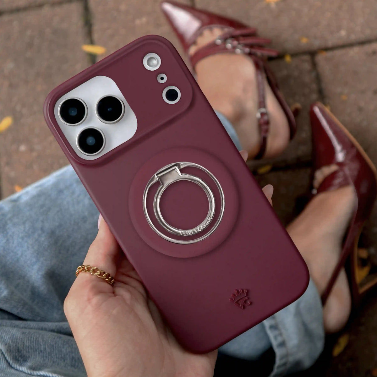 Burgundy 1990 MagSafe Grip Ring